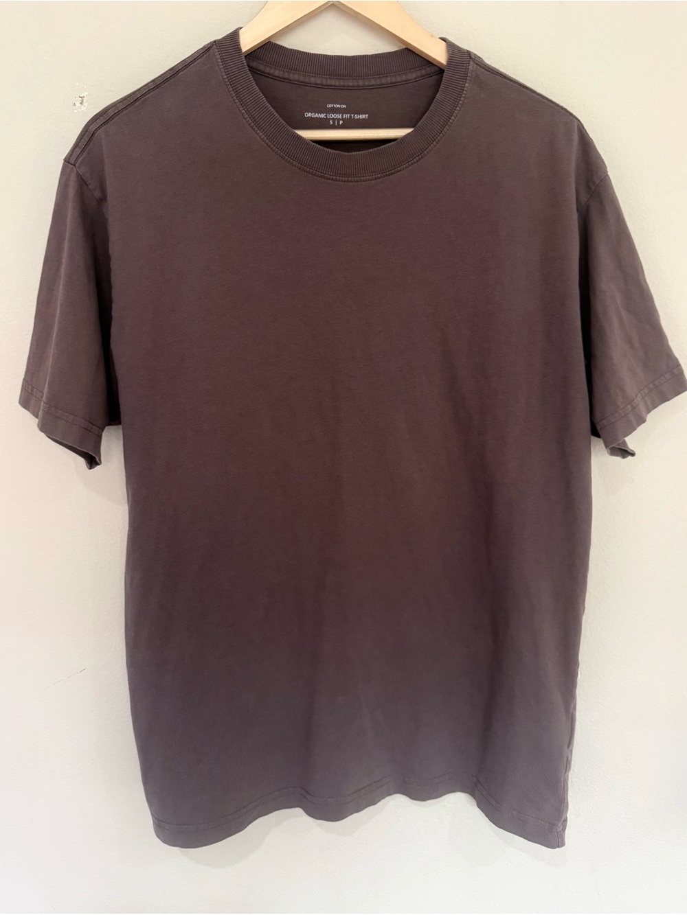Cotton On Loose Fit T-Shirt Brown Size Small